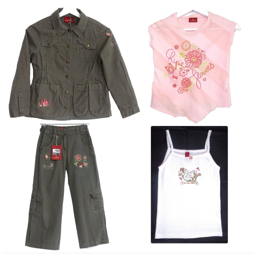 NWT French Designer Chipie complete outfit size 10